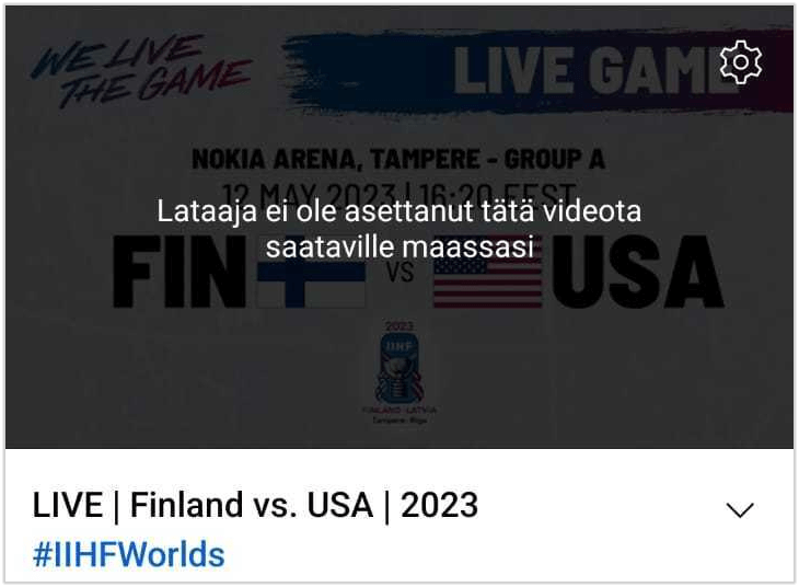 IIHF Youtube Lataaja ei ole asettanut tätä videota saataville maassasi