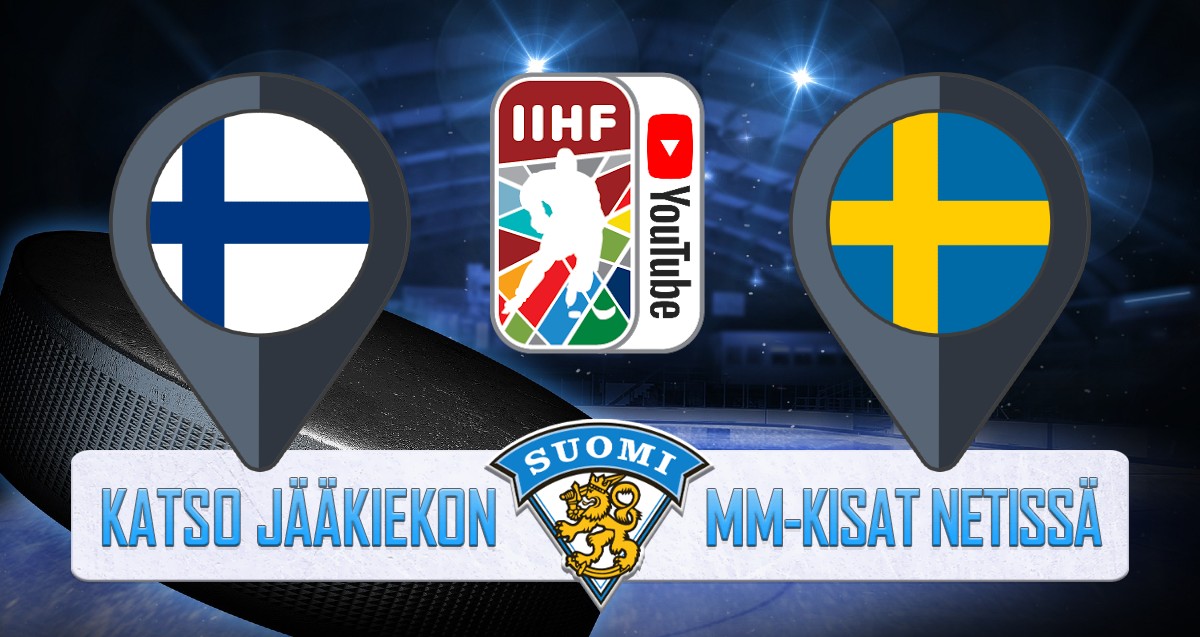 Katso Suomi - Ruotsi ilmaiseksi netissä | Jääkiekon MM-kisat 2022 - VPN- SUOMI
