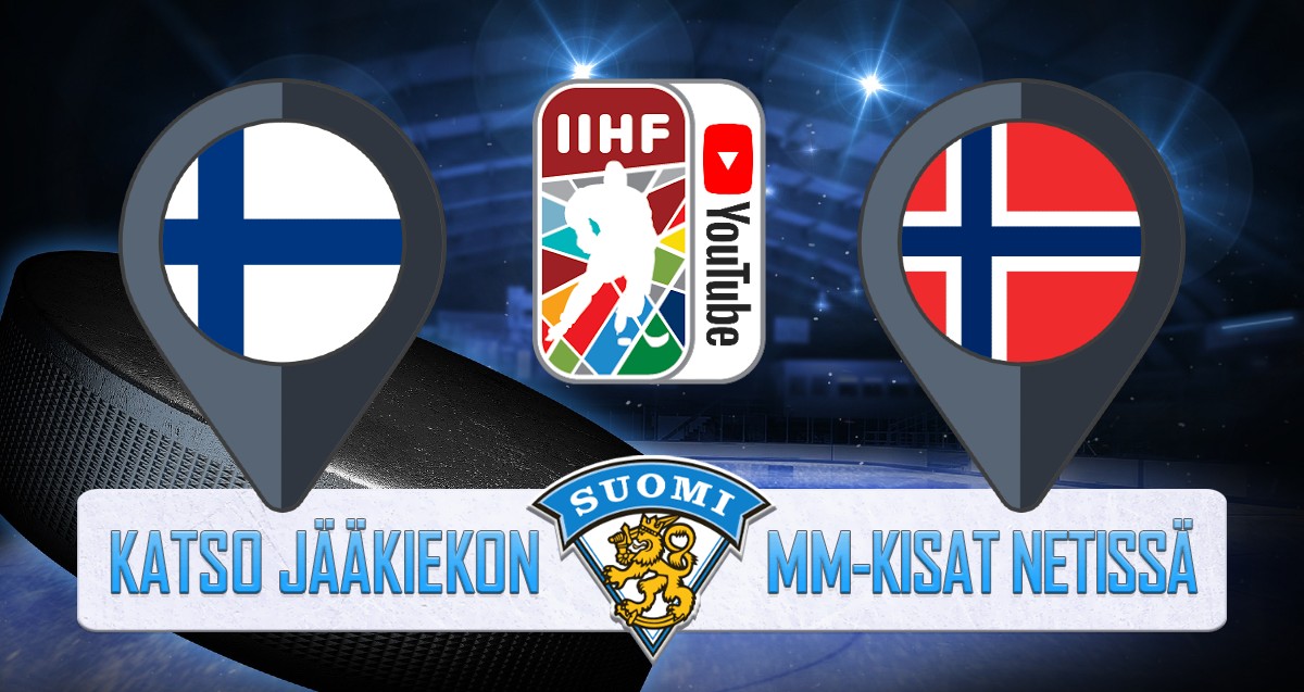 Jääkiekon MM kisat Suomi - Norja