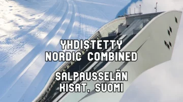 Salpausselän kisat Lahti Suomi - Nordic Combined Yhdistetyn maailmancup live TV-lähetys