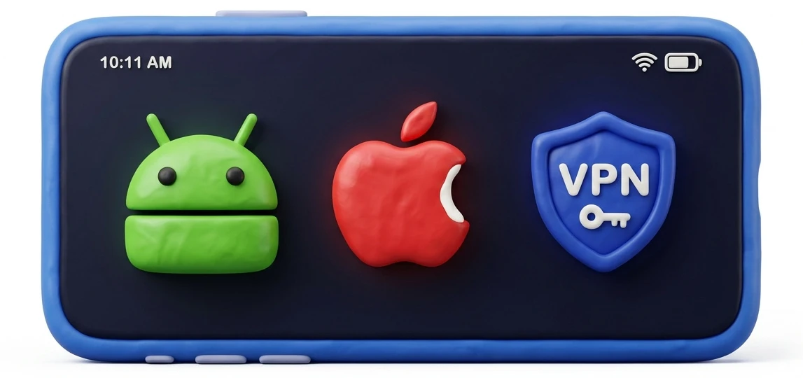VPN Android ja iOS